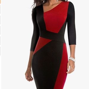 Gorgeous red/black dress